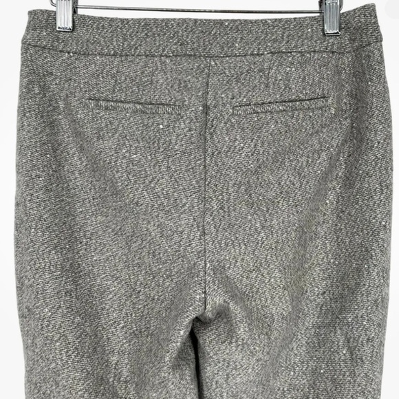 Talbots RSVP Wool Tweed Sequin Pants Grey Silver Metallic Size 16P NWT - Picture 4 of 9
